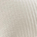 Levtex Home Cross Stitch Reversible Full/Queen Quilt Set (88x92in) with 2 Pillow Shams (26x20in) - Stitch Texture - Cream - Cotton Full/Queen Size Quilt Bedding Set - Lightweight, Soft, Pre-Washed Levtex Home