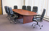Regency with with Power Data Grommets Legacy Modular Racetrack Conference Table, 168-inch, Cherry Regency Seating