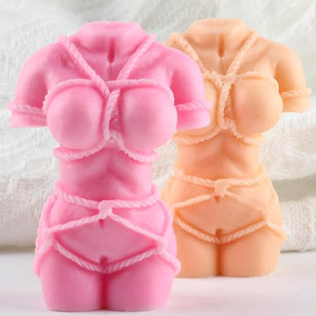 XIAOSHUI Body Candle Molds Women Body Candle Mold Female Human Body Silicone Candle Molds Body Resin Casting Mold for Candle Making Epoxy Aromatherapy Gypsum Clay Craft XIAOSHUI