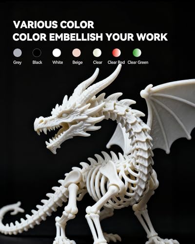 SUNLU Upgraded 2KG ABS Like Resin with Enhanced Strength and Toughness, High Compatibility 3D Printer Resin, 2000G Grey