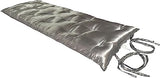 D&D Futon Furniture Traditional Japanese Floor Rolling Mattress, Cotton Batting/Foam/Polyester Batting, Shikifuton, Roll up Bed, Tatami, 80 x 54 x 3, Gray Satin D&D Futon Furniture