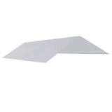 Strong Camel Carport Conopy Cover 10'x20' Replacement for Car Tent Outdoor Top Garage Shelter with Ball Bungees,Without Edge,White(Only Cover, Frame Strong Camel