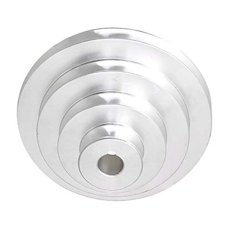 Homeswitch Aluminum 16mm Bore 4 Step A Type V-Belt Pagoda Pulley Belt Outer Dia 41-130mm Homeswitch