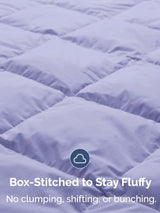 Twin Size, Lavender Alternative Down Comforter - Warm, Lightweight & Breathable Hotel Quality Bedding Set for Men, Women, Kids & Teens - All Season Oversized Cooling Microfiber Duvet Insert Comforter CGK Unlimited