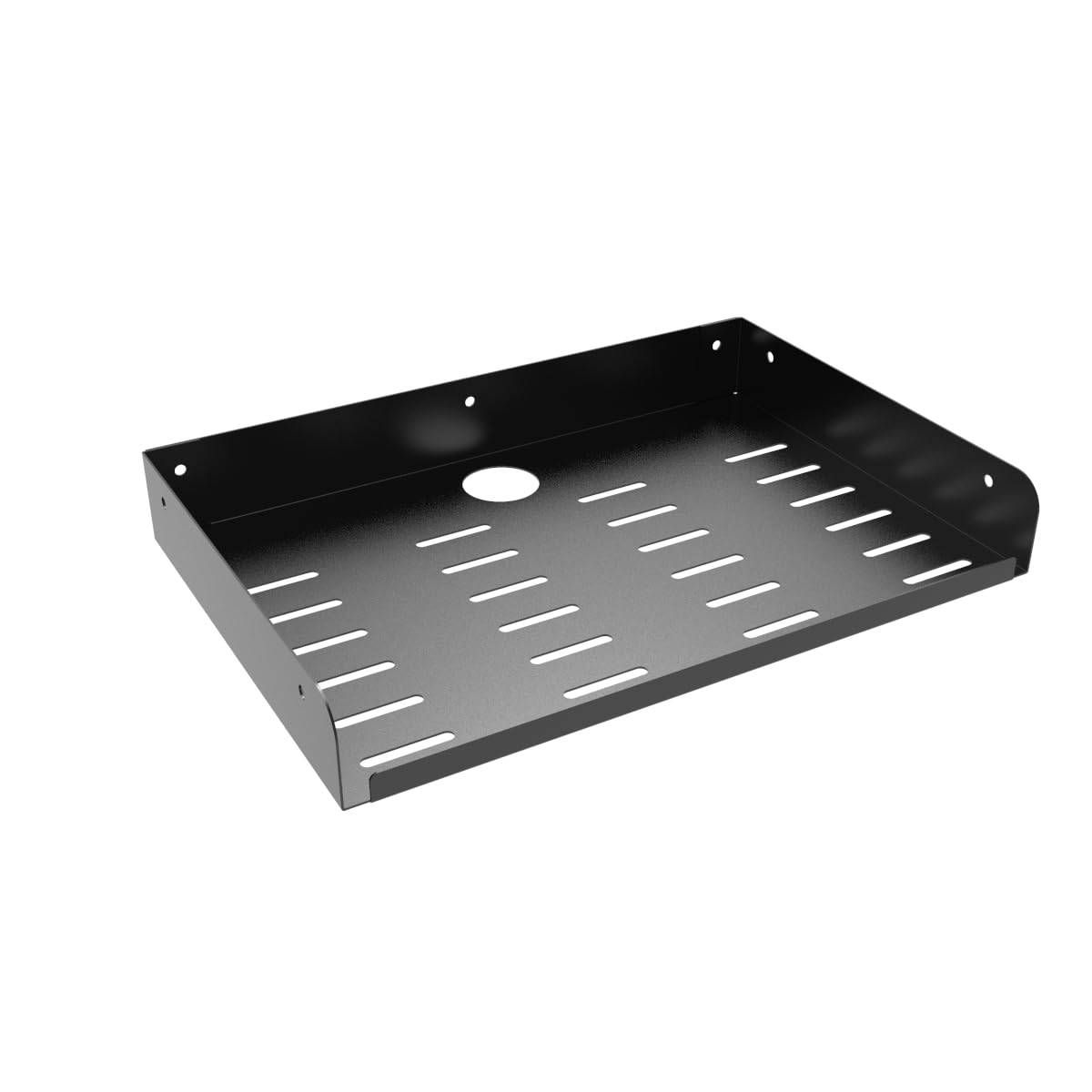 JINGCHENGMEI 2 Pcs of Metal Floating Shelf Modern Wall Mounted Storage Rack 12"*8" Deep Display Shelf in Living Room, Bedroom,Bathroom, Kitchen,Garage or Office (12 inches 2 Pcs) JINGCHENGMEI