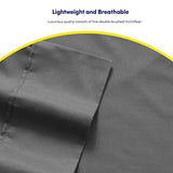 King Size Bed Sheets - 6 Piece 1500 Supreme Collection Fine Brushed Microfiber Deep Pocket King Sheet Set Bedding - 2 Extra Pillow Cases, Great Value, King, Gray Sweet Home Collection