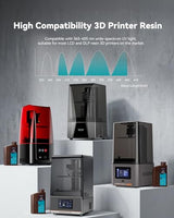 SUNLU ABS-Like 3D Printer Resin 2.0, Smooth Matte Surface, Perfect for high-Detail Models, 405nm UV Photopolymer Resin, Non-Brittle & Low Odor, 1000G Dark Grey