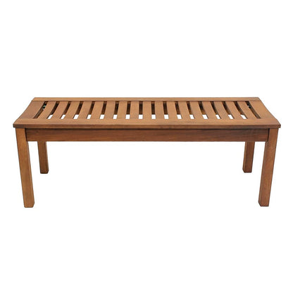 Achla Designs 125-0003 Backless, 4 ft Natural Finish Bench, 48-in L - WoodArtSupply