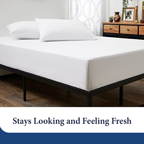 Cosy House Collection Luxury Mattress Protector - Blend of Rayon Derived from Bamboo - College Dorm Room Essentials - Ultra Soft Comfort, Stays Cool & Quiet - Premium Fitted Sheet Style (Twin XL) Cosy House Collection