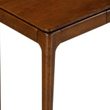 NTC Mingle 47-Inch Console Table, Modern Solid Wood Entryway Table with Hidden Drawer, Waterproof & Heat Resistant, Narrow Table for Hallway, Living Room & Foyer, Dark Walnut NTC