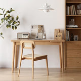 Vadisun 49.21’’-76.77’’ Extendable Dining Room Table for 6-10 Person, 100% Solid Wood Oak Dinner Kitchen Table, Mid Century Modern Dining Table for Kitchen, Living Room, Apartment (Natural) Vadisun