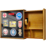 OneTigris Hidden Gun Storage, Concealment Furniture Hidden Gun Safe Concealment Shelf Wall Safe Wooden Photo Frame, Wall Mounted Hidden Compartment Furniture with Picture Display Panel OneTigris