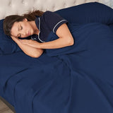 NORTHWEST Ashford Home Essentials Bedding, 3 Piece Twin Size Sheet Set, Estate Blue Northwest