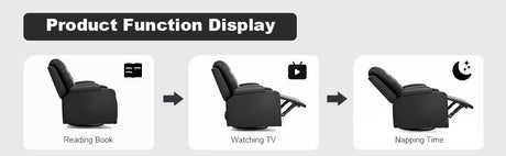 COMHOMA Leather Recliner Modern Loveseat Sofa, 2 Leather Recliner Chairs,Modern Small Sofa Couch,2 Seater PU Loveseat,Couches for Living Room with Drink Holders Living Room Chair Loveseat Sofa COMHOMA