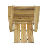 Christopher Knight Home Aberdeen Outdoor Contemporary Acacia Wood Foldable Adirondack Chair, natural stained Christopher Knight Home