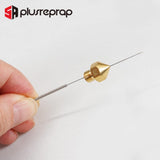 3D Printer Nozzle Cleaning Kit, 0.4mm Stainless Steel Nozzle Cleaning Tool Kit, 3D Printer Cleaning Needles for 3D Printer Extruder, 20-Pack SAPLUSREPRAP