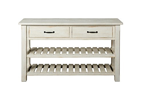 Martin Svensson Home Sofa - Console Table, Antique White - WoodArtSupply