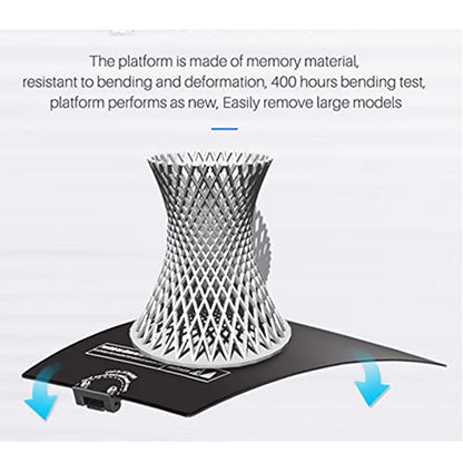 SHEAWA 3D Printer Parts Flexible Build Plate Kit Replacement for Flashforge Adventurer 3 Series Upgraded Print Platform - WoodArtSupply