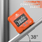 Coobeast Digital Angle Finder, Digital Level Angle Gauge with Backlight & Magnetic Base Compact Digital Protractor Angle Measuring Tool Inclinometer for Woodworking Construction Table Saw Gift for Men coobeast