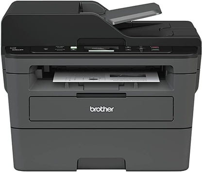 Brother DCP-L2550DW All-in-One Wireless Monochrome Laser Printer - Print Scan Copy - 2400 x 600 dpi, 36 ppm, 128MB Memory, 250-Sheet, 50-Sheet ADF, Auto 2-Sided Printing, Wulic Printer Cable