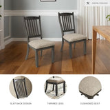 Signature Design by Ashley Tyler Creek 20" Dining Room Upholstered Chair, 2 Count, Antique Black Signature Design by Ashley