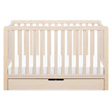 Carter's by DaVinci Colby 4-in-1 Convertible Crib with Trundle Drawer in Washed Natural, Greenguard Gold Certified, Undercrib Storage DaVinci