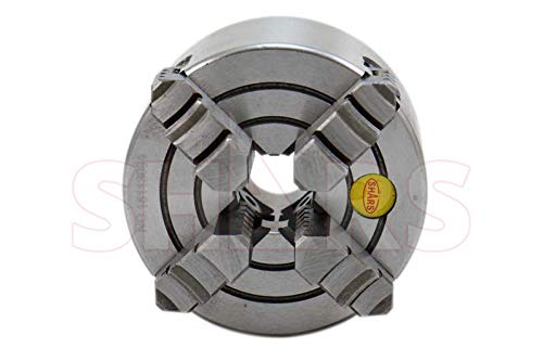 Shars 4 Inch 4 Jaw Independent Lathe Chuck Solid Hard Jaws 202-5419 L[ Shars