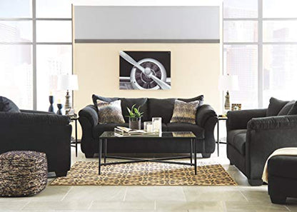 Signature Design by Ashley Darcy Classic Contemporary Sofa, Black