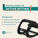 NYPOT Ergonomic Kneeling Chair with Adjustable Seats - Knee Chair for Posture Correction & Kneel Rocking Stool for Desk - Back Pain Relief for Home and Office, Supports 250 pounds - 5 Years Warranty NYPOT