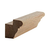 EWLR14 Kitchen Cabinet Light Rail Nose and Cove Ogea Moulding, 1-3/8" x 1-3/8", Poplar, 94" NewMouldings