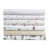 Eddie Bauer - Sheet Set, Cotton Percale Bedding with Matching Pillowcase, Crisp & Breathable, 200-Thread Count, Classic Comfort Essentials (Little Gingham Beige, Full) Eddie Bauer