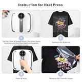 KEINVE 10"x10" Heat Press Machine for T-Shirts, Fast Heating with Timer & Auto Shut-Off, DIY Iron-On Transfer Press for Clothes & Bags - Purple 2026 Update KEINVE