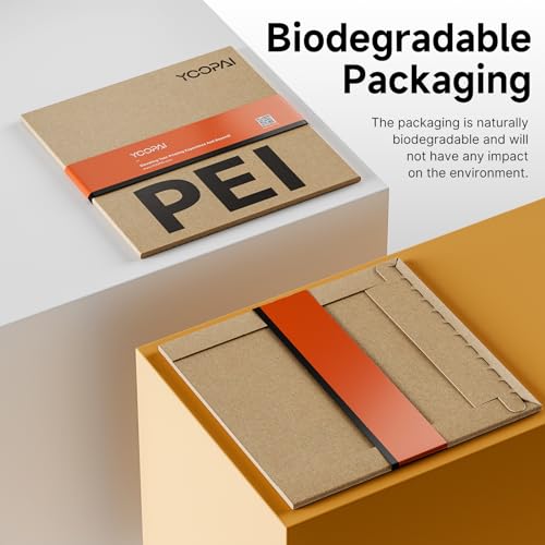 YOOPAI Double-Sided PEI+PEO Build Plate for Bambu Lab 3D Printer, 257x257mm 3D Printer Bed for Bambu Lab A1 X1 X1C/P1P/P1S 3D Printers YOOPAI