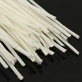 30 Pcs 4 inch Candle Wicks, Natural Cotton Low Smoke Candle Wicks Pre Waxed Candle Wicks for Soy Beeswax Candle Making White Bluelans