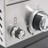 Megamaster 2-Burner Propane Barbecue Gas Grill with Foldable Side Tables, Perfect for Camping, Outdoor Cooking, Patio, Garden Barbecue Grill, 28000 BTUs, Silver and Black, 720-0864MA Megamaster