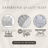 Elegant Comfort Amelia Paisley Printed 4-Piece Sheet Set, Deep Pocket 1500 Thread Count, Fade, Stain, and Wrinkle Resistant, Fitted Sheets with Smart Pockets, Paisley Sheet Set, Twin XL, Ash Gray Elegant Comfort