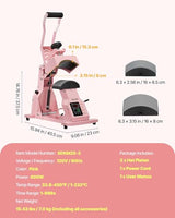 VEVOR Hat Heat Press Machine, with 2pcs Interchangeable Platens, Precise Temperature and Time Control, Hat Press for HTV Iron On and Sublimation Projects, for Caps, Headbands, Cuffs, Face Masks, Pink VEVOR