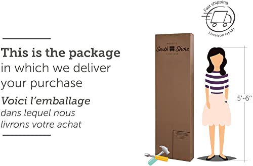 South Shore Primo 6-Drawer Double Dresser, Rustic Oak South Shore