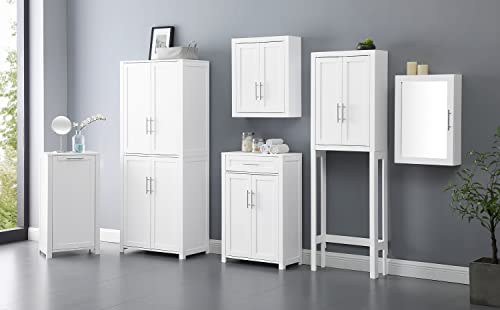 Crosley Furniture Savannah Tall Pantry, White Crosley Furniture