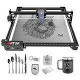 Ortur Laser Master 2 S2 Class 4 Laser Engraver with 1000mW 1064nm Infrared Laser Module for Engraving on Metal, Plastic, Acrylic - Ideal for Jewelry, Gift Making Ortur