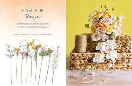 Crochet A Flower Bouquet: 35 crochet patterns for handmade flowers and foliage WoodArtSupply