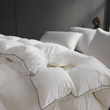 sleeprove Queen Size Down Comforter,Medium Weight All-Season Duvet Insert with 8 Loops,Luxury Noiseless Bedding Comforter,White,90"x90" sleeprove