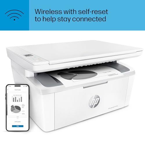 HP LaserJet MFP M140w Wireless Printer, Print, scan, copy, Fast speeds, Easy setup, Mobile printing, Best-for-small teams