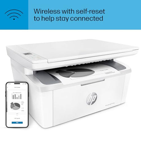 HP LaserJet MFP M140w Wireless Printer, Print, scan, copy, Fast speeds, Easy setup, Mobile printing, Best-for-small teams HP