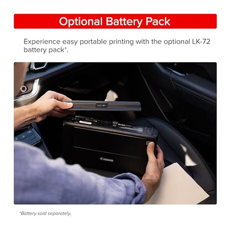 Canon PIXMA TR160 Wireless Portable Printer, 50-Sheet Paper Tray and 1.44" Display Canon