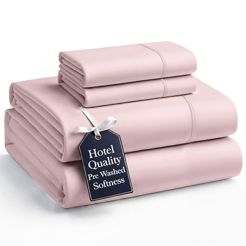 Casa Platino Queen Sheet Set, 4 Piece Pre-Washed Bed Sheets for Queen Size Bed, Ultra Soft Brushed Microfiber Sheets, Deep Pocket up to 15", Hotel Luxury Bedding, Fade Resistant & Cozy – Sepia Rose Casa Platino