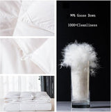 Eastwarmth Lightweight Goose Down Comforter Cooling Blanket Duvet for Summer/Warm Weather,Ultra Soft Fabric 750 Fill Power White King Size Eastwarmth