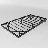 SHA CERLIN Floating Bed Frame Twin Size with Smart LED Lights and Charging Station, Heavy Duty Metal Platform Bed with Modern Design,No Box Spring Needed, Easy Assembly, Matte Black SHA CERLIN