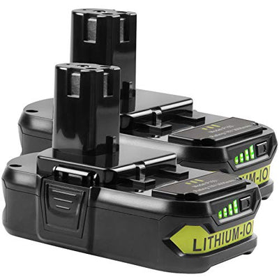 ARyee 3000mAh P102 18V Lithium Battery Replacement for 18Volt Ryobi Tools ONE+ P100 P103 P104 P105 P107 P108 P109 P190, 2 Pack