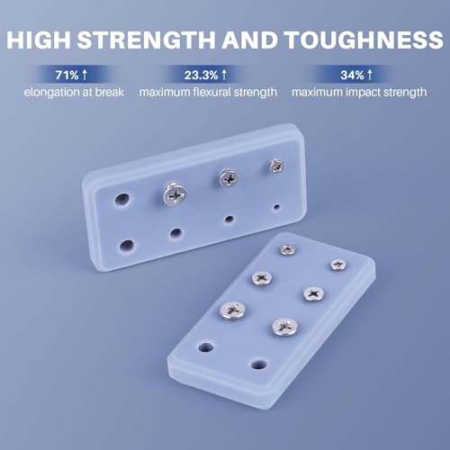 ELEGOO ABS-Like 3D Printer Resin 3.0, 405nm UV-Curing Photopolymer Resin for Mars Saturn Jupiter MSLA DLP LCD 3D Printing with Strength and Toughness, High Precision, Low Viscosity, Black 2000g ELEGOO